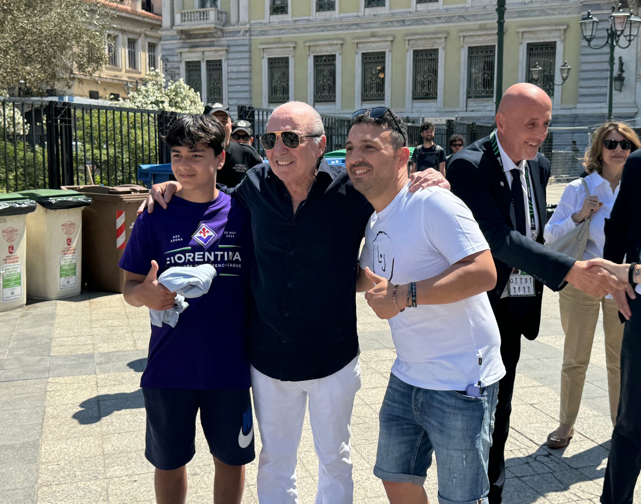 Rocco Commisso alla Fan Zone: "I monumenti che voglio vedere sono i miei tifosi" (FOTO e VIDEO VI.IT)