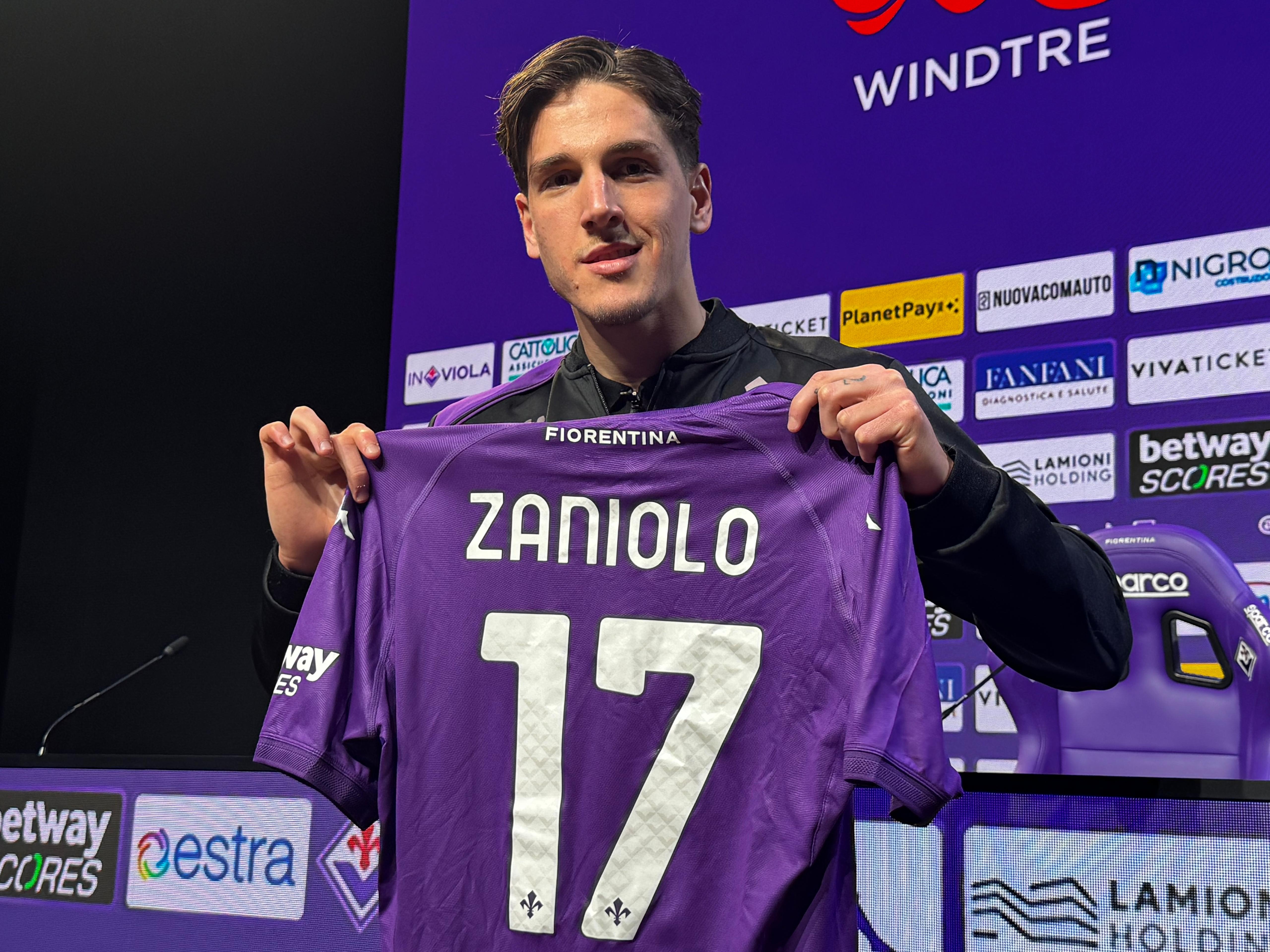 Zaniolo: “Felice di essere tornato a casa. Non vedo l’ora di giocare per la Fiorentina”