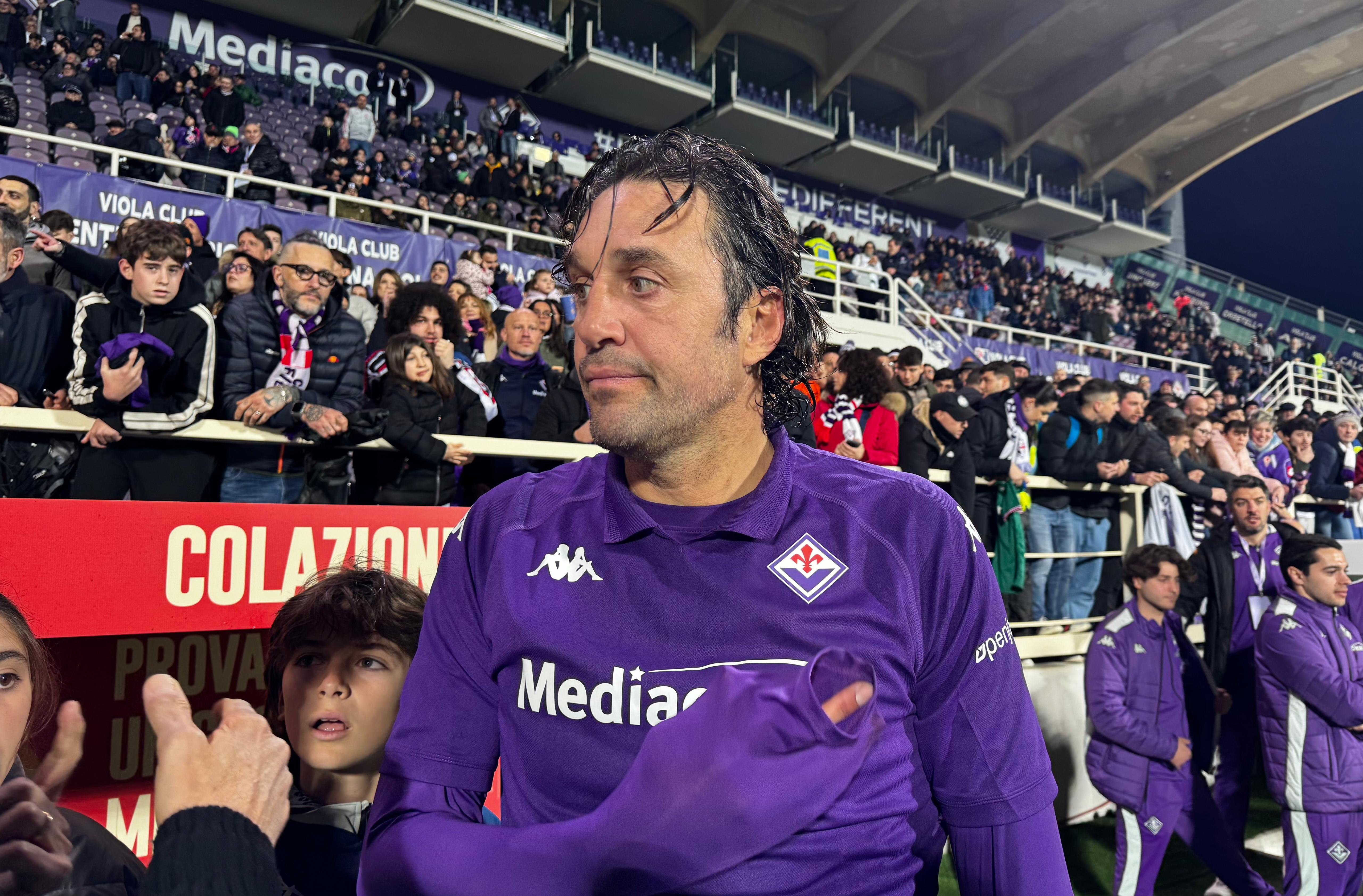 Toni: "Il tridente con Bati e Pepito? Tanta roba. Bello tornare a Firenze"