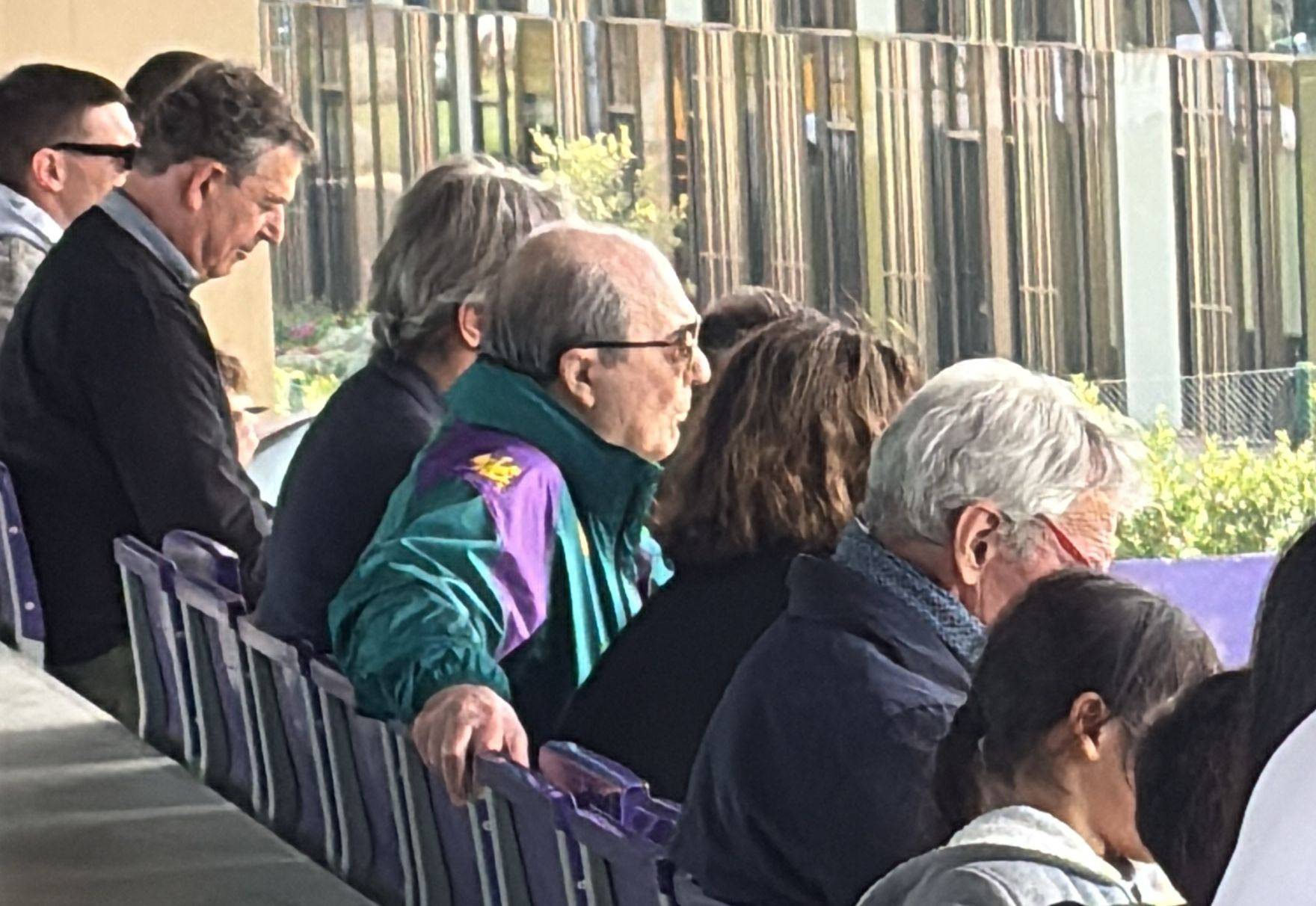 Commisso a vedere la Fiorentina Primavera sulle tribune del Viola Park