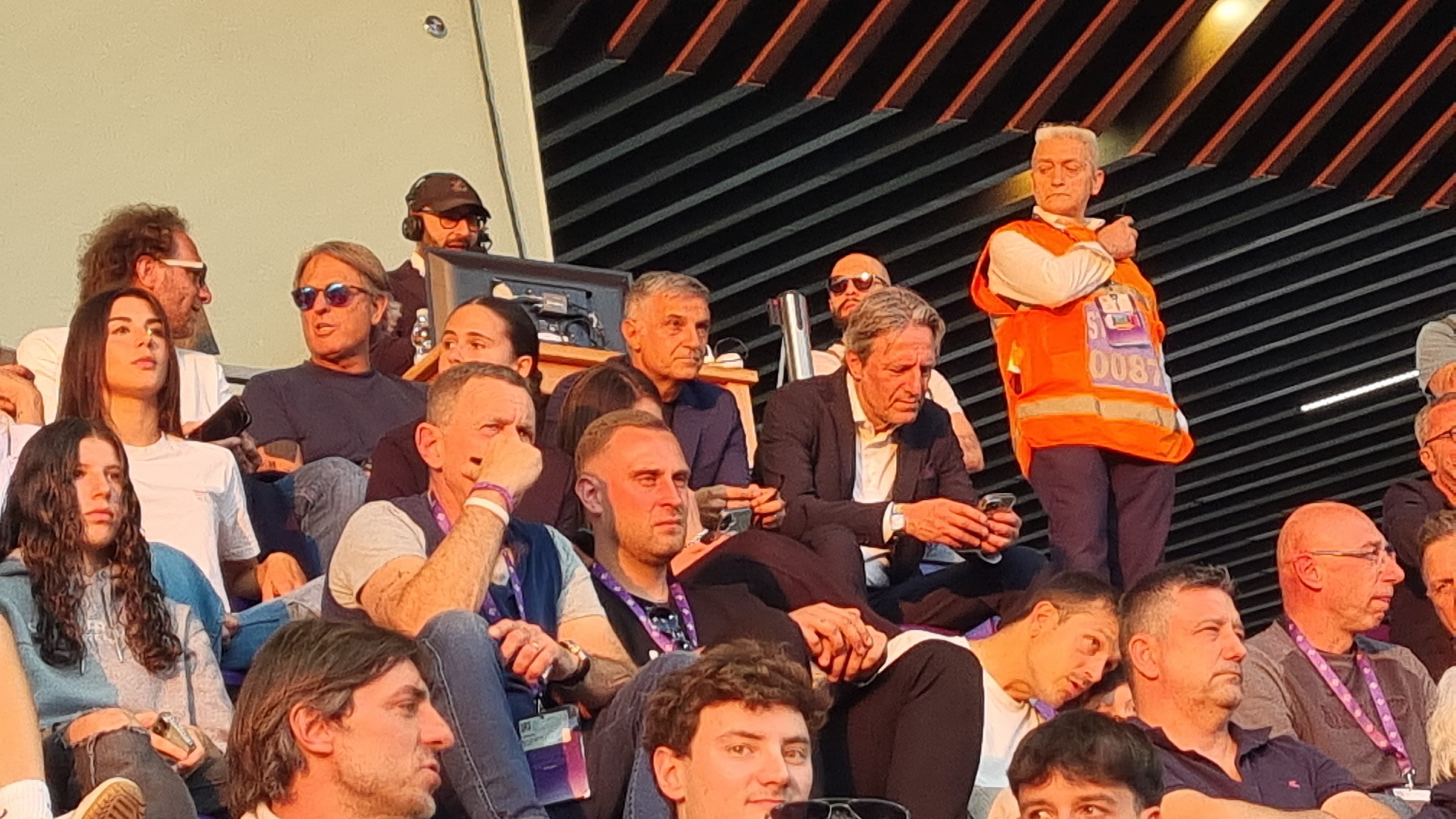 Dal Viola Park: ci sono Ferrari e Angeloni. Presenti anche Paratici e Cherubini (FOTO VI.IT)