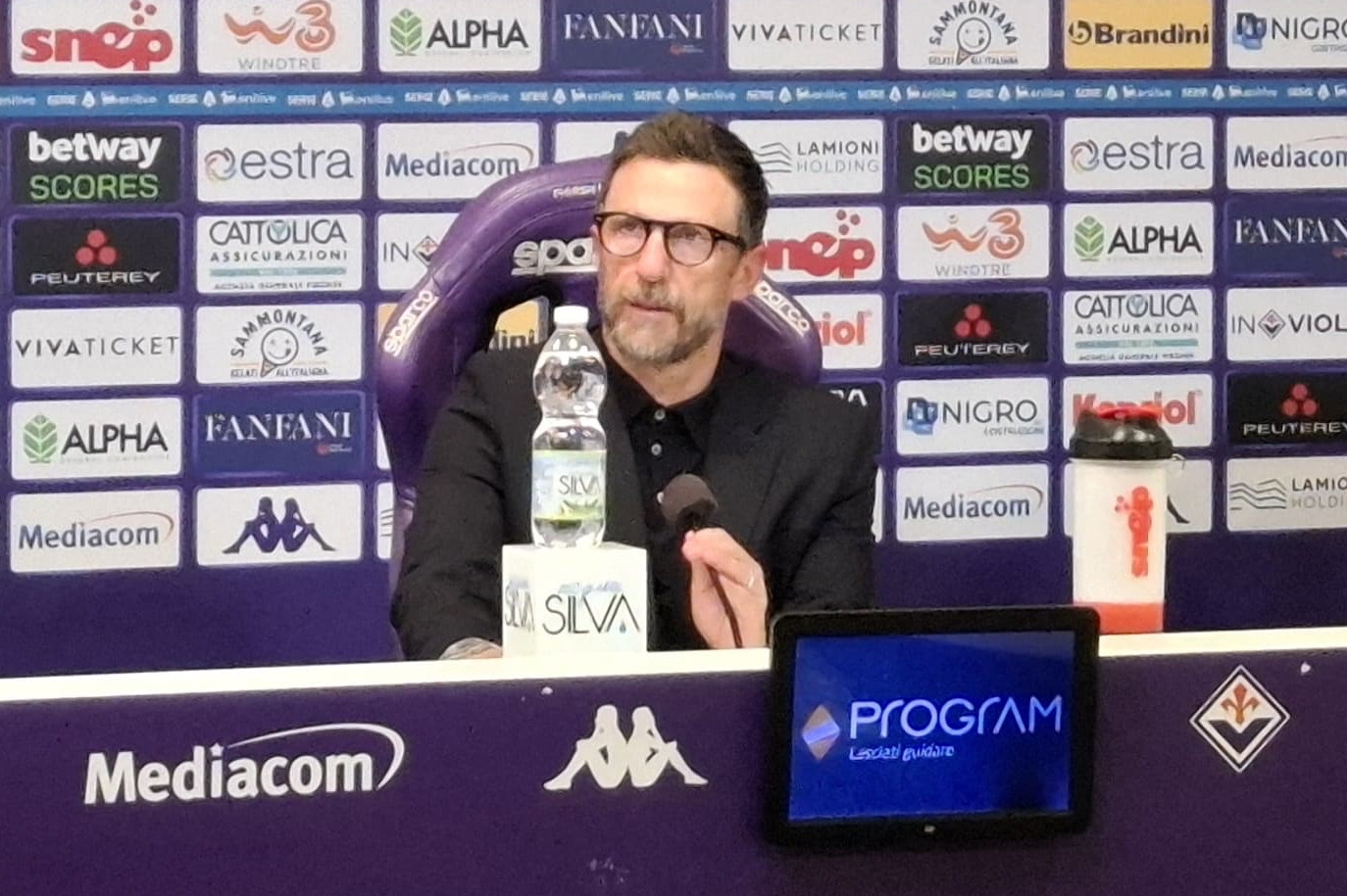 Di Francesco (sala stampa): "Viola? Non è facile resettare, a volte basta una scintilla. Il rigore..."