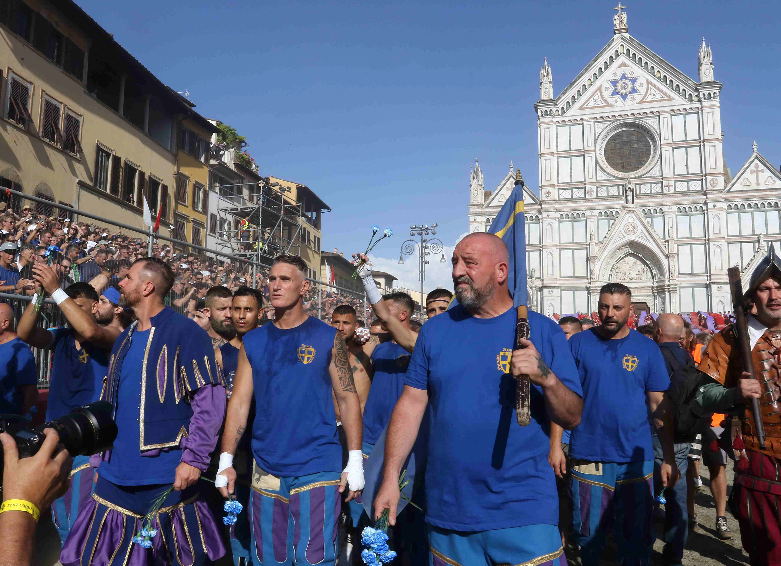 Calcio Storico, vincono gli Azzurri di Santa Croce 14-5 sui Verdi di San Giovanni