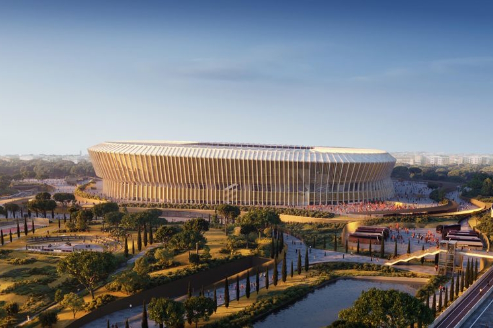 La Roma presenta il nuovo stadio. Friedkin: "La Curva Sud sarà la più grande d'Europa"