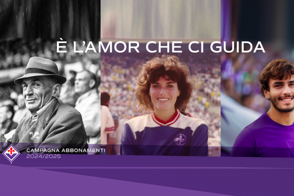 "È l'amor che ci guida". Al via la campagna abbonamenti '24/'25