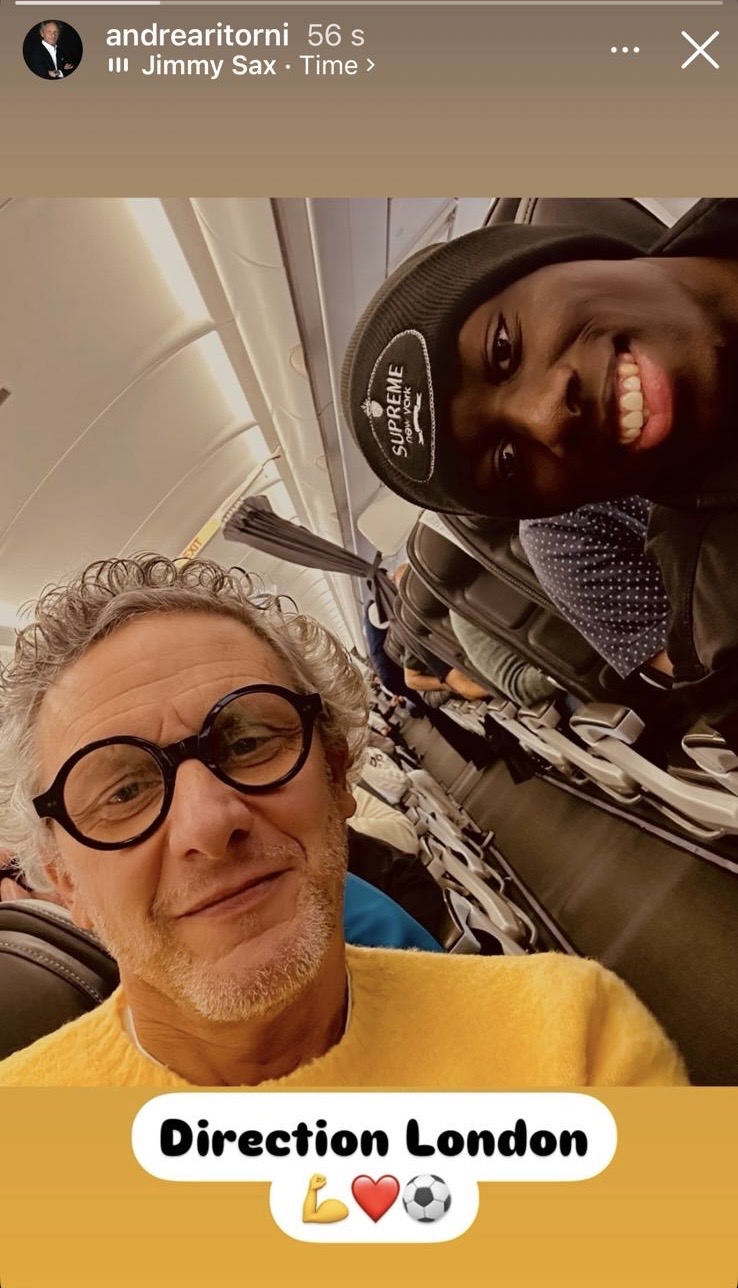 Kayode saluta Firenze: è in aereo, direzione Londra (FOTO)