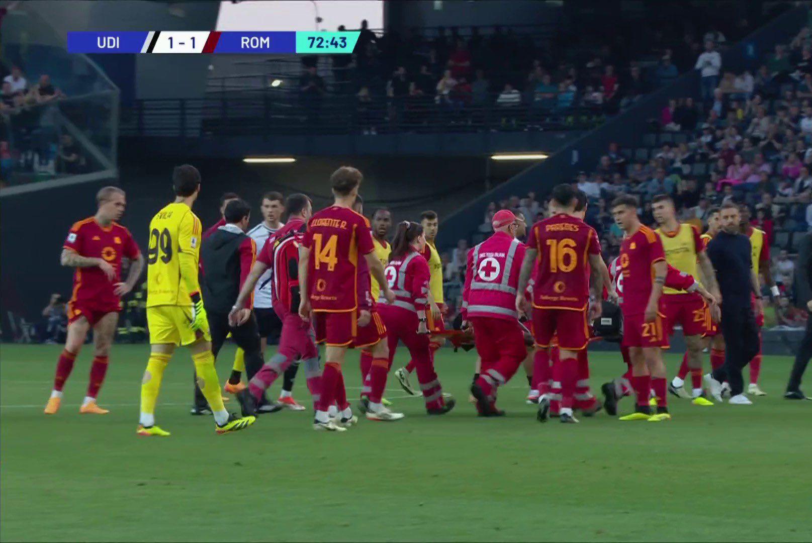 Roma, Ndicka verso la guarigione. Idoneità ok, può tornare in campo