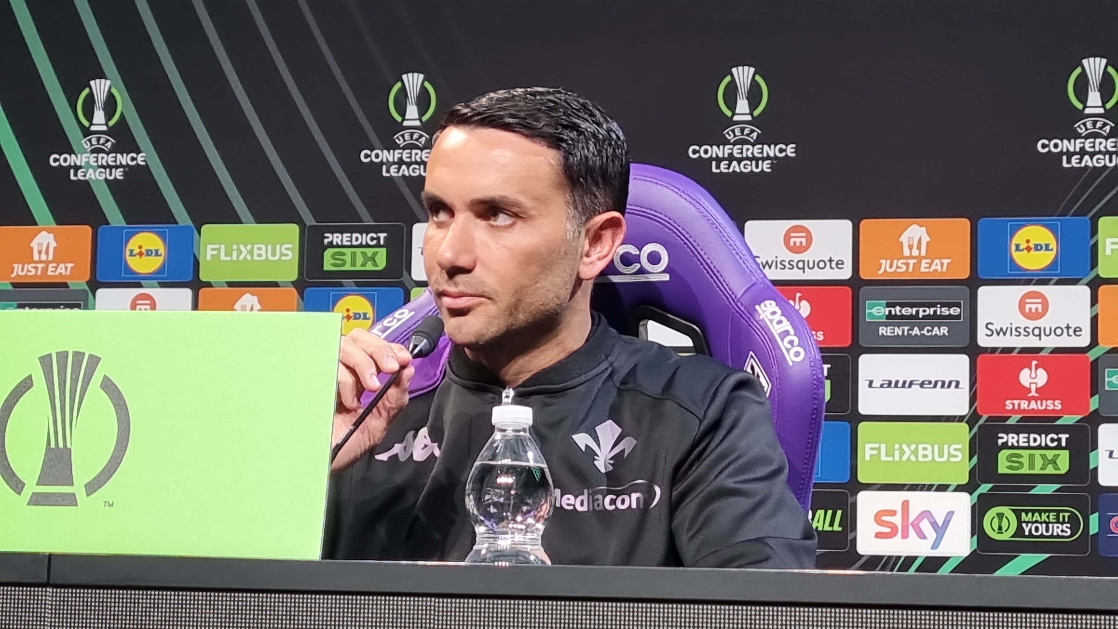 Palladino: "Gosens ok. Domani è fondamentale. Fagioli? Sta bene. Gud? A volte va preservato"