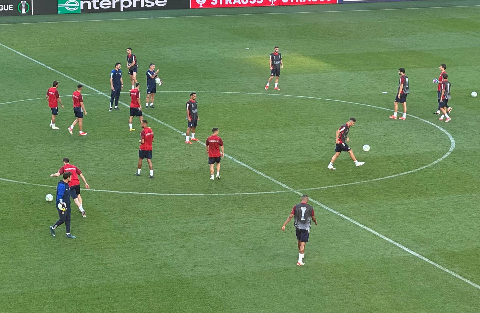 Olympiacos in campo ad Atene per la rifinitura (VIDEO VI.IT)