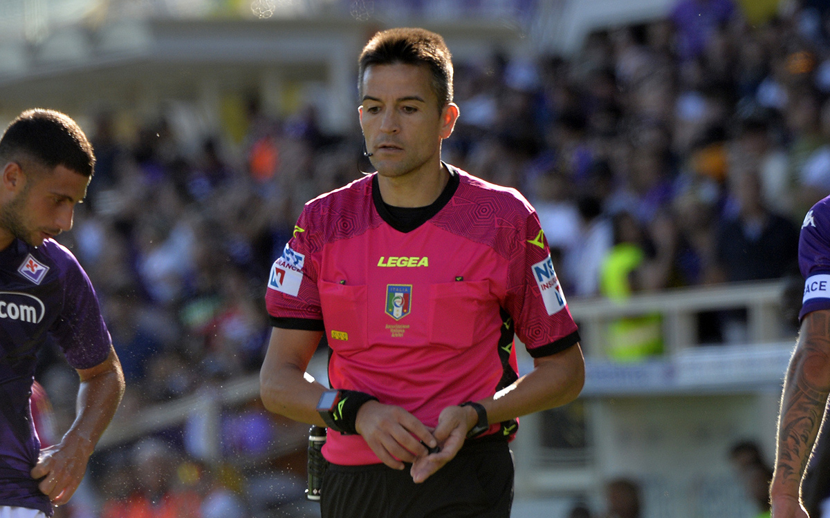 Lazio-Fiorentina, arbitrerà Rapuano. Al Var ci sarà Fabbri